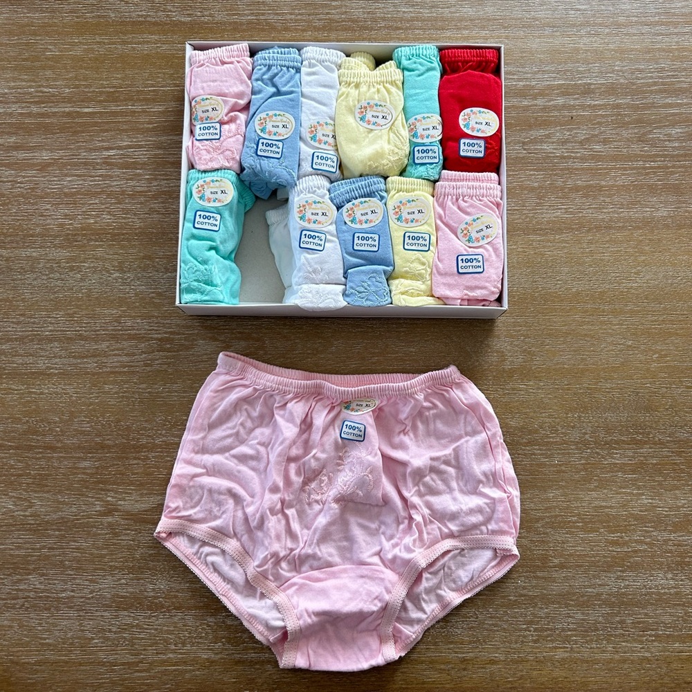 Girls Panty Briefs - Size XL